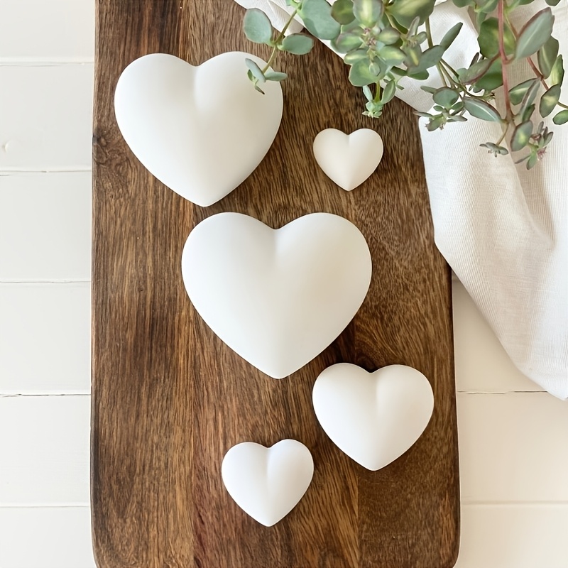 5 stuks hartvormige gipskaars  - Candle Molds recensie en prijs