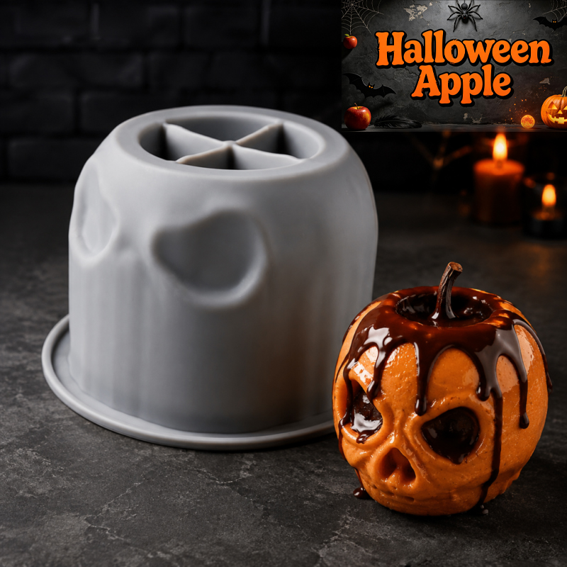 Halloween schedel appel silico - Candle Containers recensie en prijs